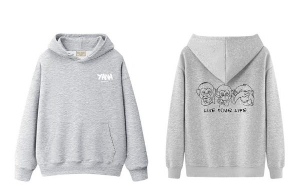 Jumper Grey Live your life - Image 4