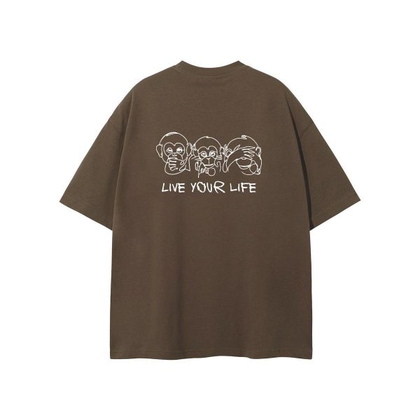 Men's regular brown shirt - Image 4