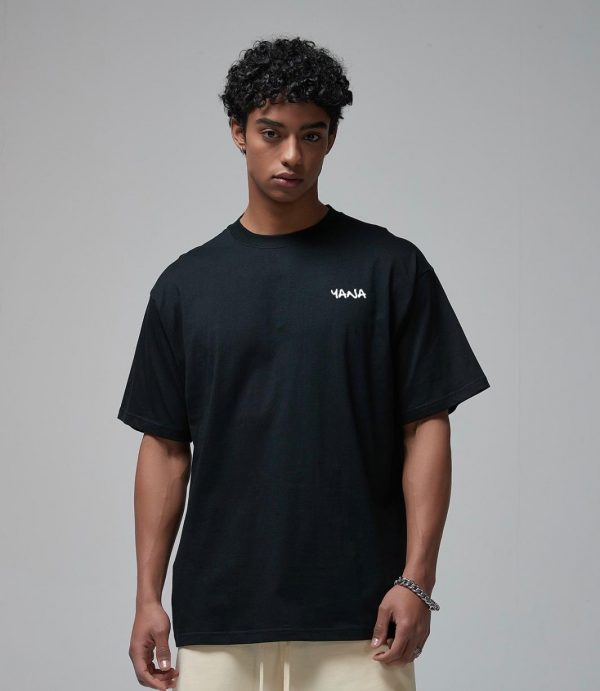 Men's regular black shirt
