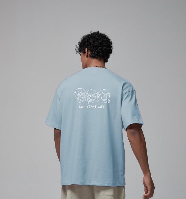 Men's regular blue shirt - Image 5