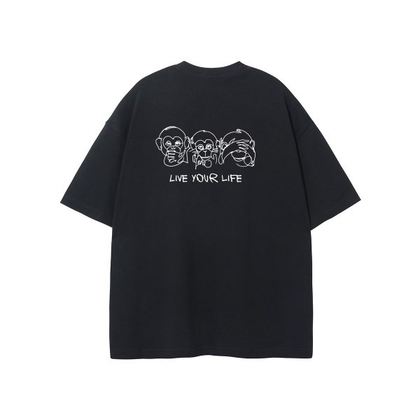 Men's regular black shirt - Image 3