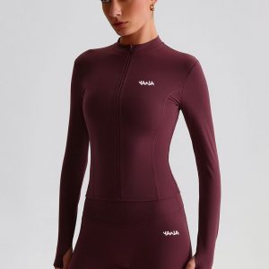 Jacket pilate bordeaux